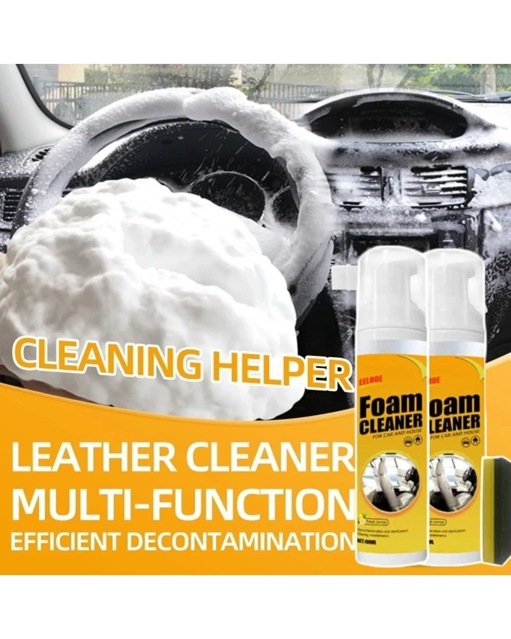 2023New Year Sale - Car Magic Foam Cleaner