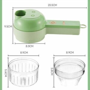 4 In 1 Handheld Electric Vegetable Cutter Set