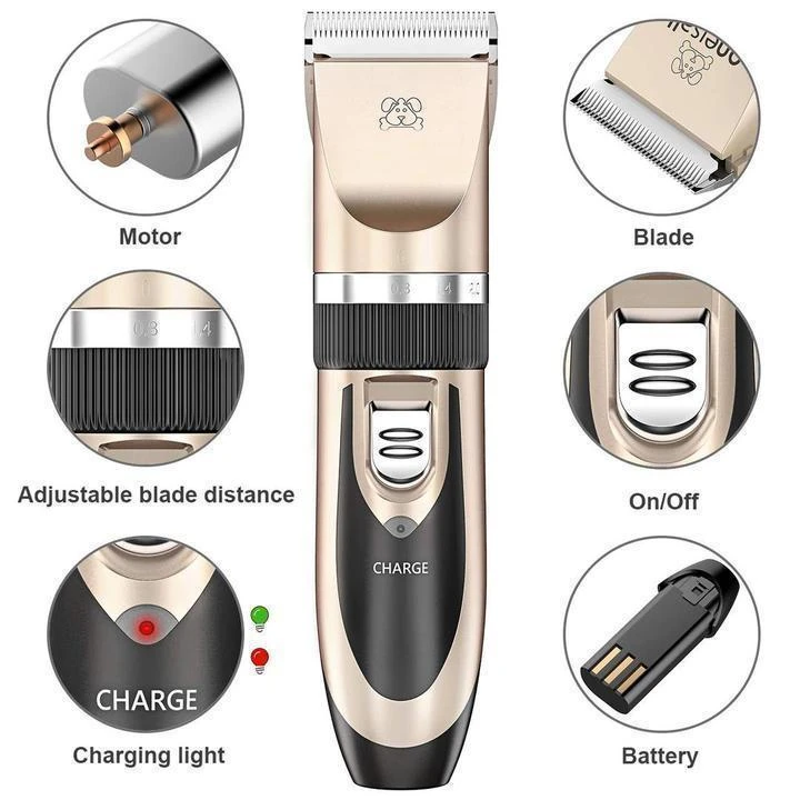 (45% OFF-Last 2 Days Promotion) Low Noise Horse Cordless Clipper Kit