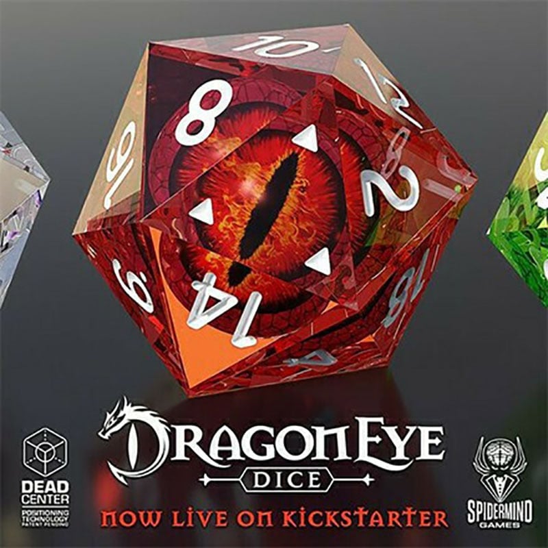 48% OFF - Lifelike Green Dragon Eye Dice Set