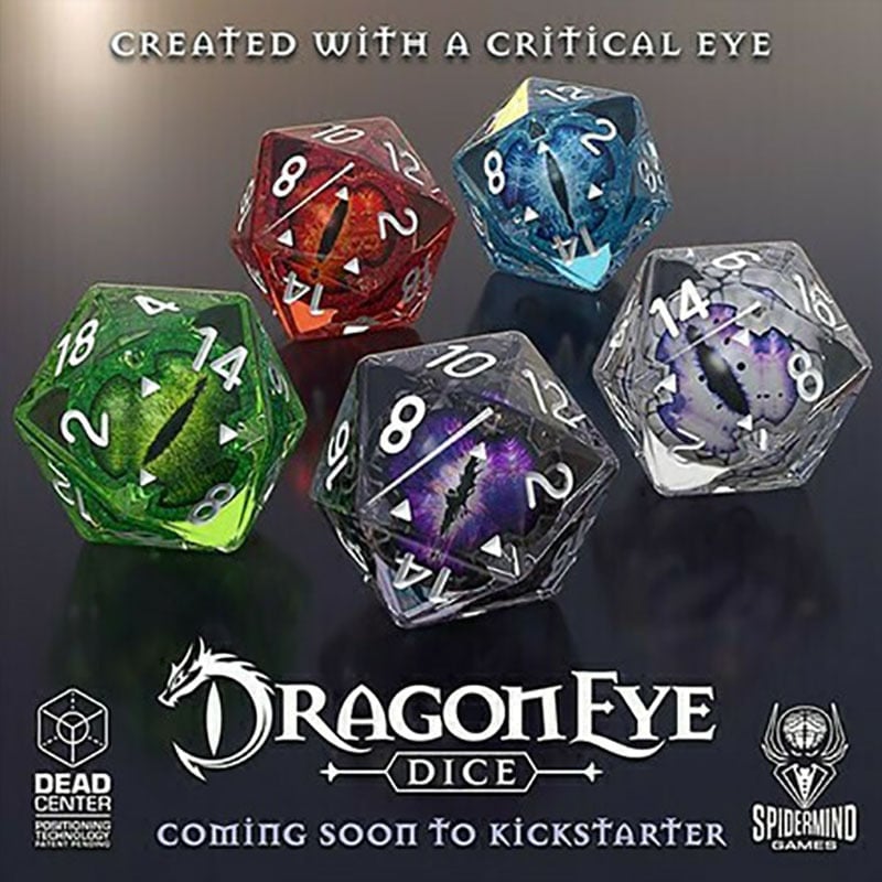 48% OFF - Lifelike Green Dragon Eye Dice Set