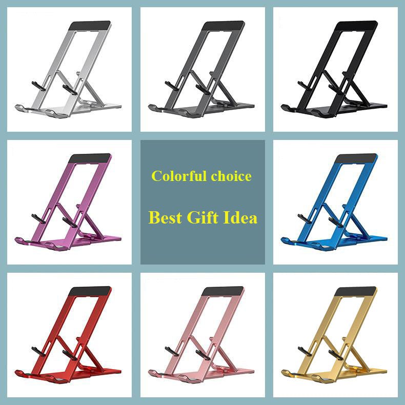 Aluminum Alloy Mobile Phone Tablet Angle Adjustable Holder