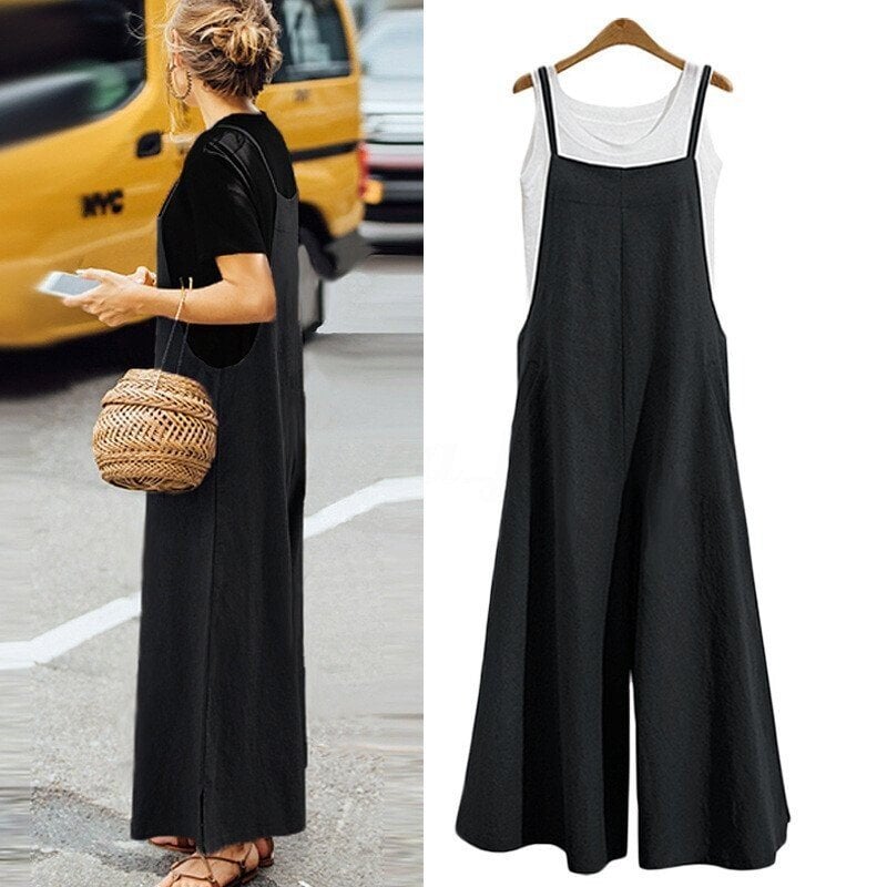 Anti-seasonal promotion - 49% OFF - Women's Sleeveless Oversized Casual Jumpsuit