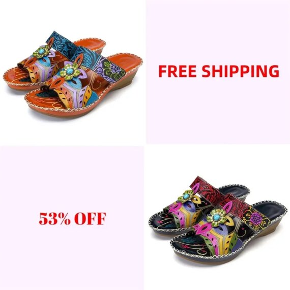 Bohemian Fashion Non Slip Orthopedic Sandals Lulunami 4646