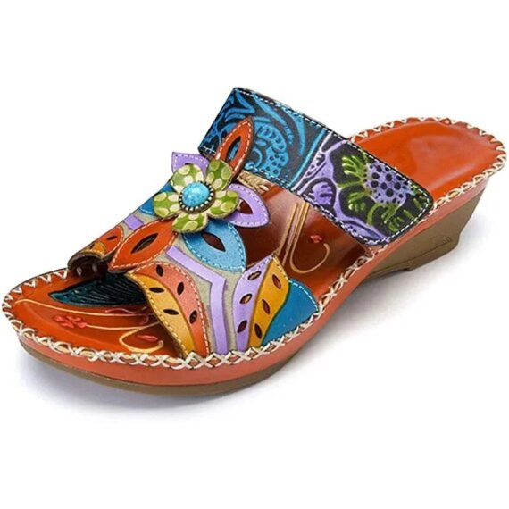 Bohemian Fashion Non Slip Orthopedic Sandals Lulunami 7160