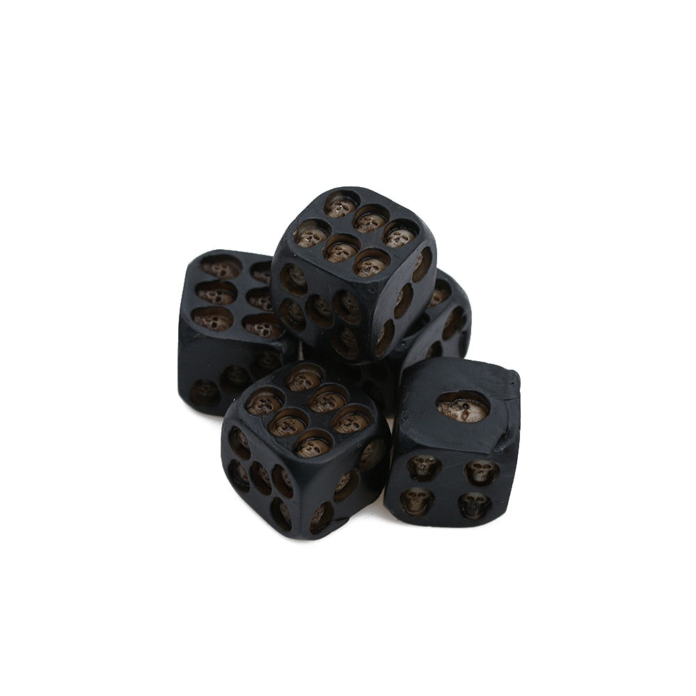 Bones Skull Dice (Set of 5)