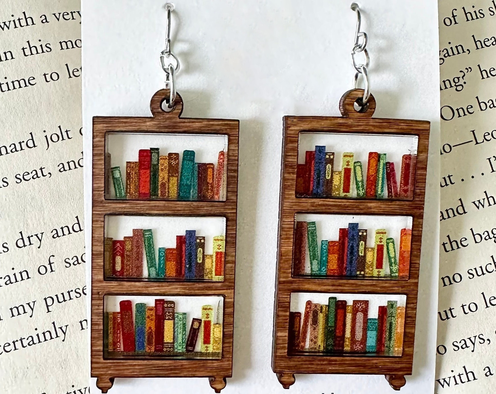 Lanarcissa Book Earrings / Earrings For Book Lovers