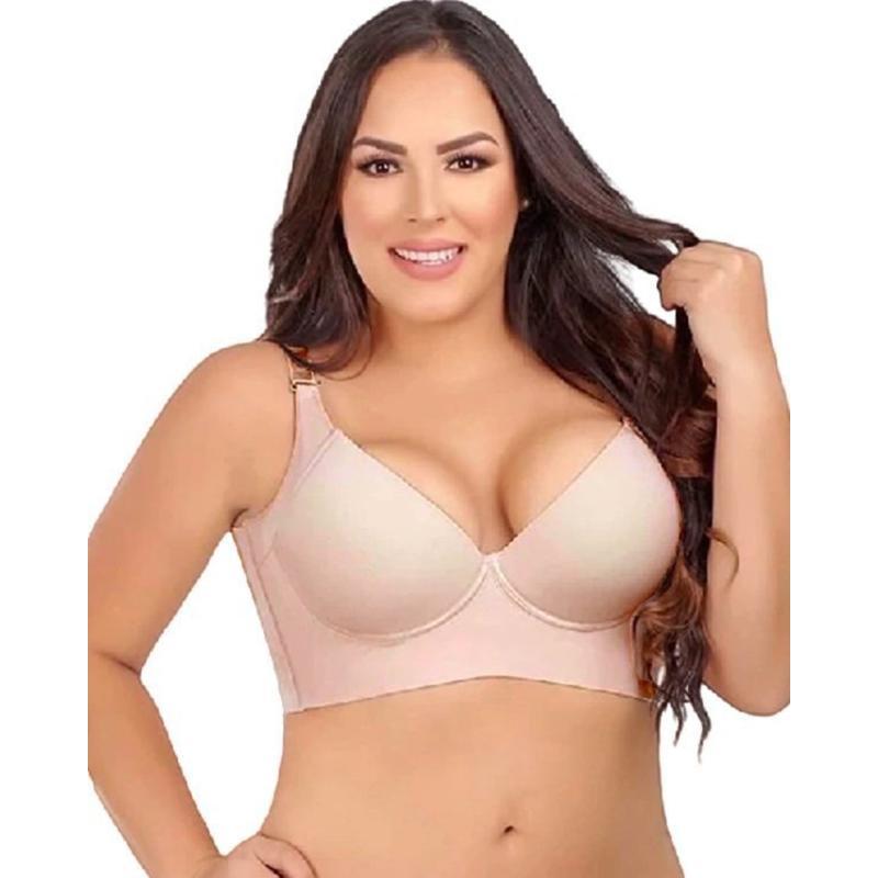 BUY 1 GET 1 FREE - Hide Back Fat Full Back Coverage-Deep Cup Bra