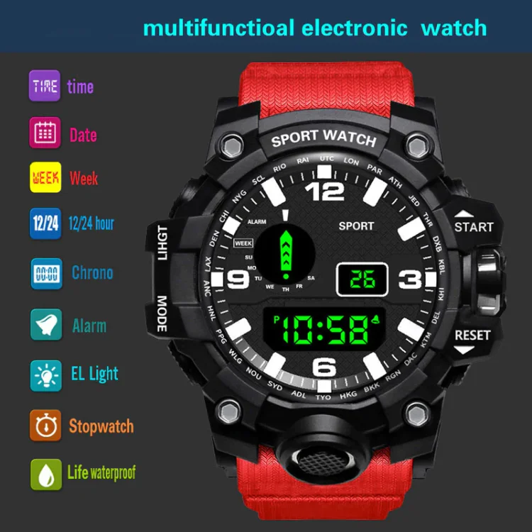 Buy 1 Get 1 Free - Multifunctional Waterproof Outdoor Sports Watch