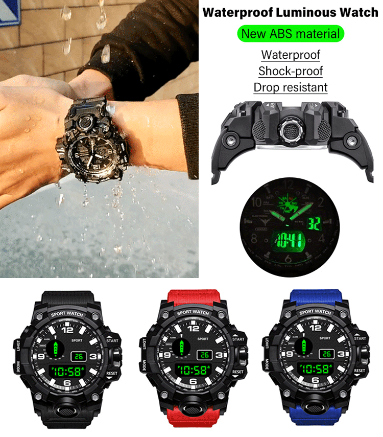 Buy 1 Get 1 Free - Multifunctional Waterproof Outdoor Sports Watch