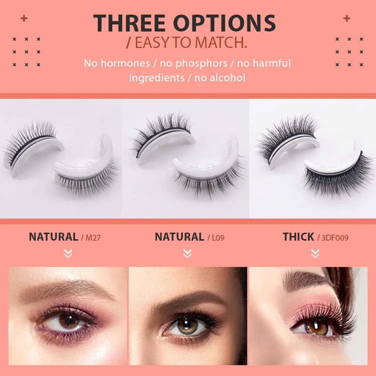 BUY 1 GET 1 FREE - Reusable Self-Adhesive Eyelashes