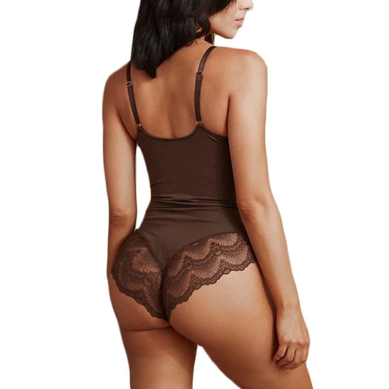 BUY 1 GET 1 FREE - Sexy Lace Tummy Control Bodysuit