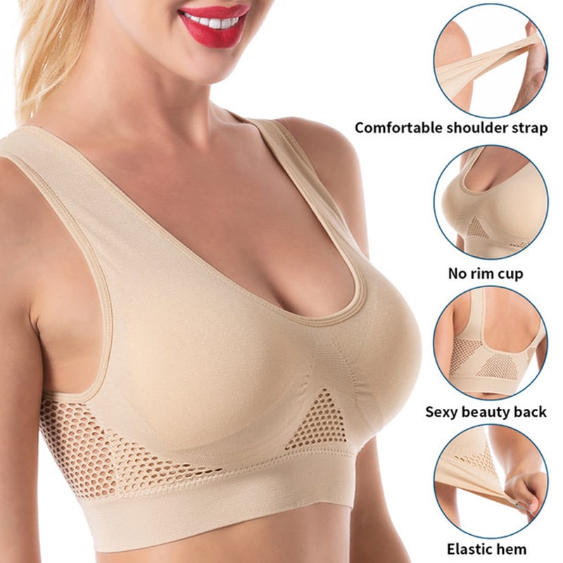 BUY 1 GET 2 FREE TODAY - Breathable Cool Liftup Air Bra