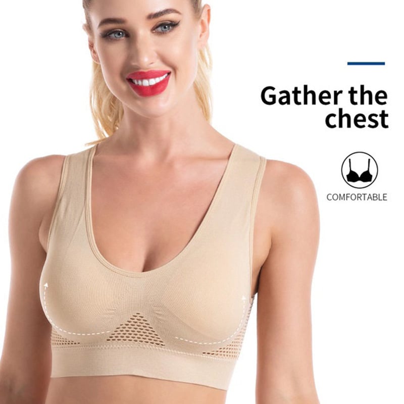 BUY 1 GET 2 FREE TODAY - Breathable Cool Liftup Air Bra