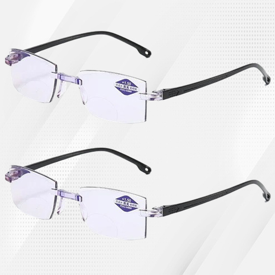 BUY 2 GET EXTRA 20% OFF - Sapphire high hardness anti blue light intelligent dual focus reading glasses