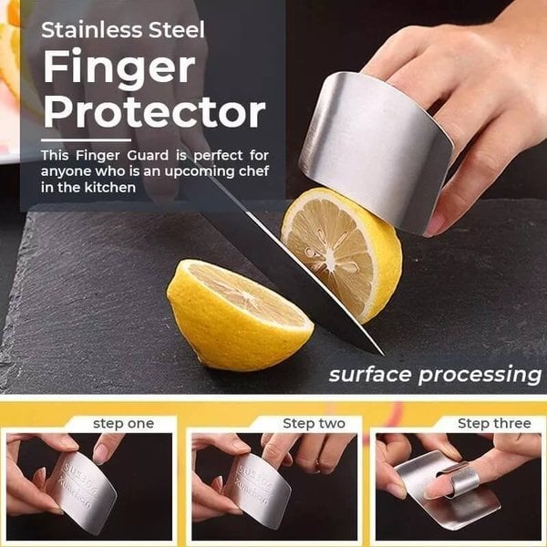 BUY MORE SAVE MORE - Stainless Steel Finger Guards - Protect Your Hands