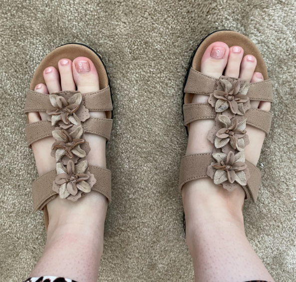 Clank Collection Leather Slide Sandals - Laurie Judy