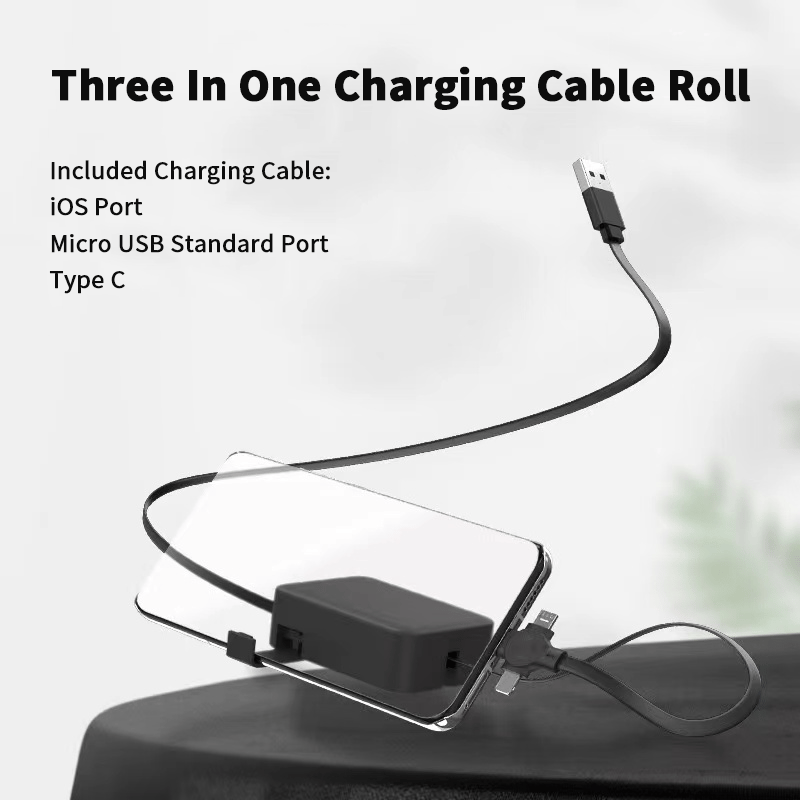 Clearance Sale 48% OFF - Three In One Charging Cable Roll