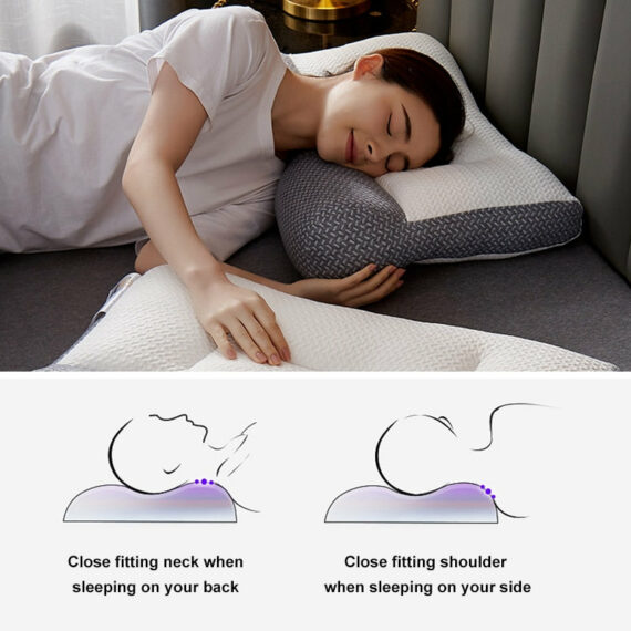 CozyCloud Ergonomic Pillow