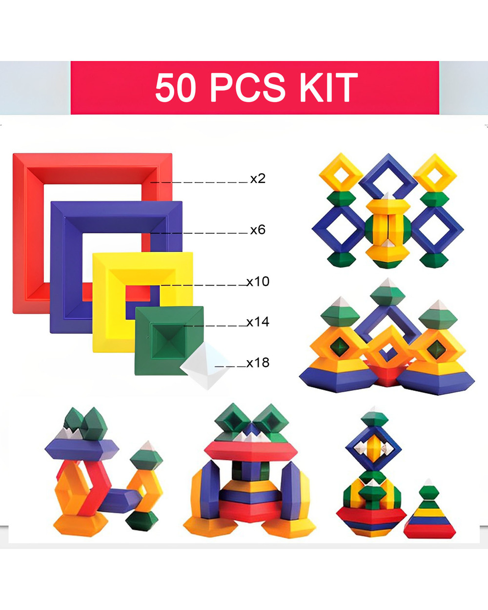 Creative Building Stacking Blocks Puzzles