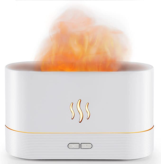 Diffuser Humidifier  with Flame Fire Effect