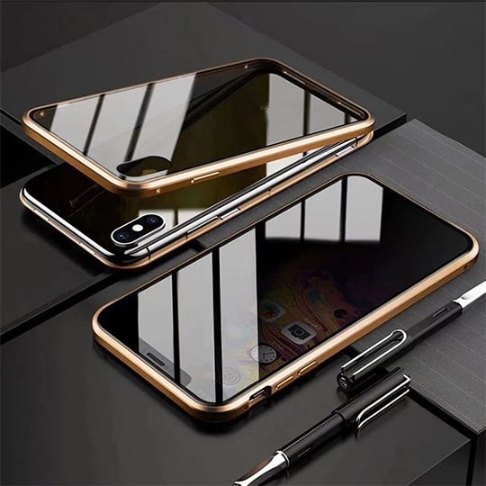 (Early Christmas Sale- SAVE 49% OFF) Magnetic Tempered Glass Double-sided Phone Case