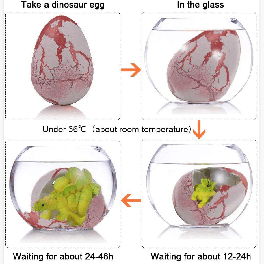 Easter Early Special 49% OFF Sale - Interesting watercolor cracked dinosaur hatching egg.