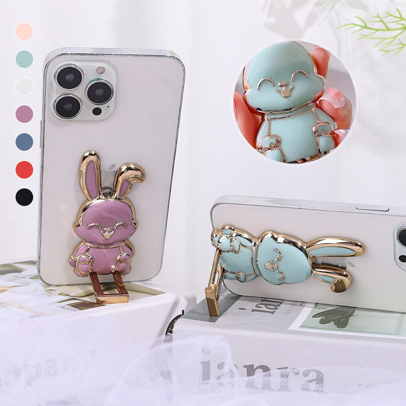 (Easter Hot Sale- 50% OFF) Foldable Bunny Phone Bracket- Buy 2 Get 2 Free Toda