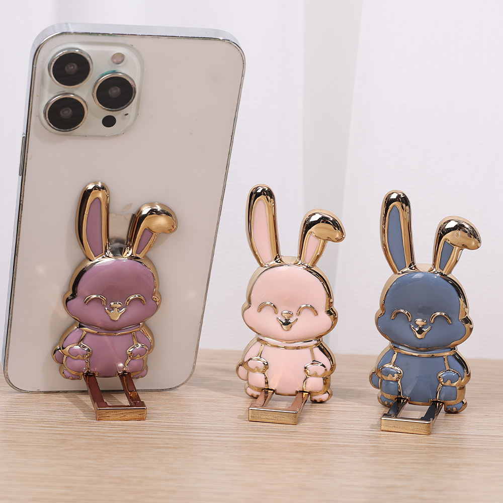 (Easter Hot Sale- 50% OFF) Foldable Bunny Phone Bracket- Buy 2 Get 2 Free Toda