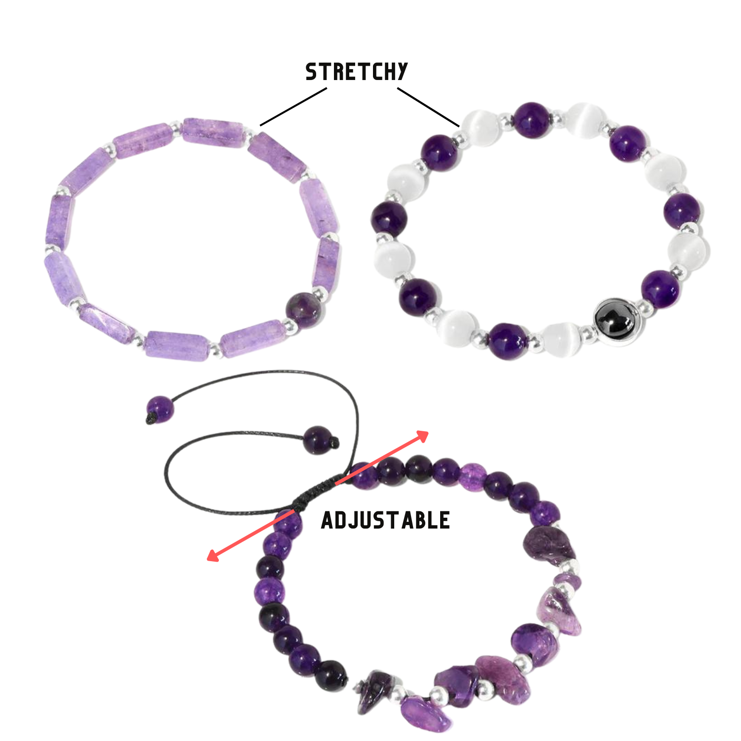 Feel Well & Stress Relief Bracelet Pack