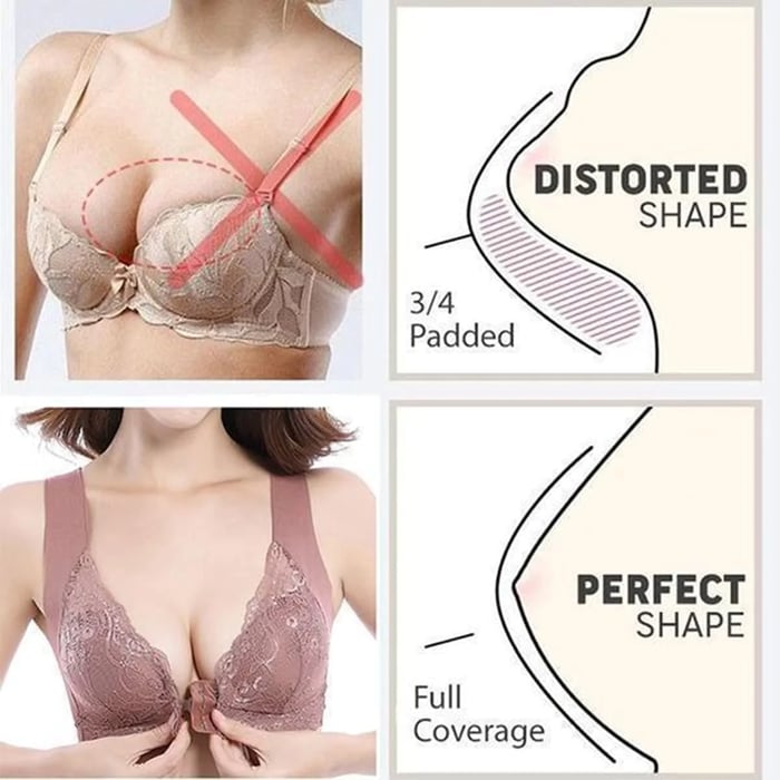 Behinggate FRONT CLOSURE 5D SHAPING PUSH UP COMFY WIRELESS BRA