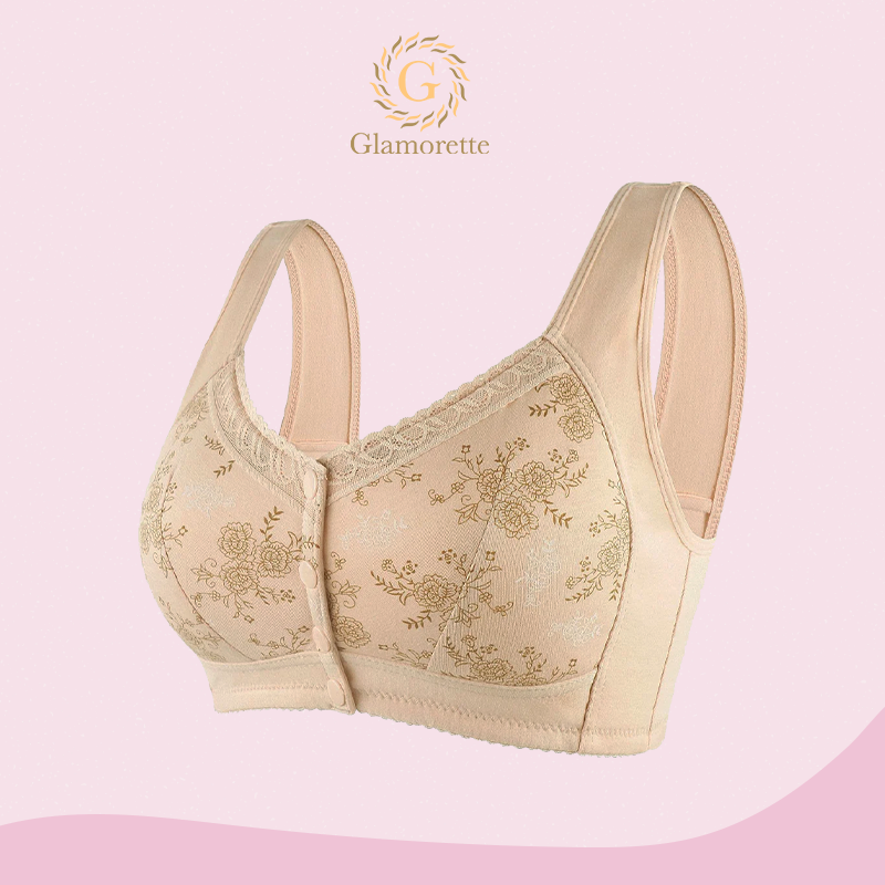 Glamorette - LAST DAY 70% OFF - Cotton Front Closure Bra