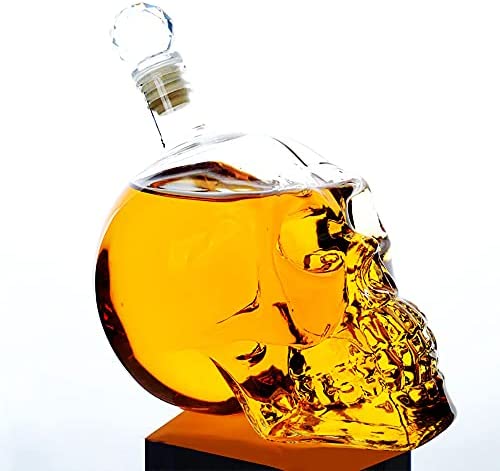 Glass Skull Decanter