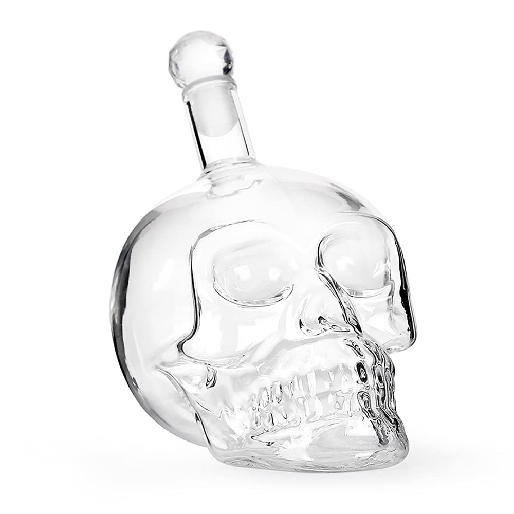 Glass Skull Decanter