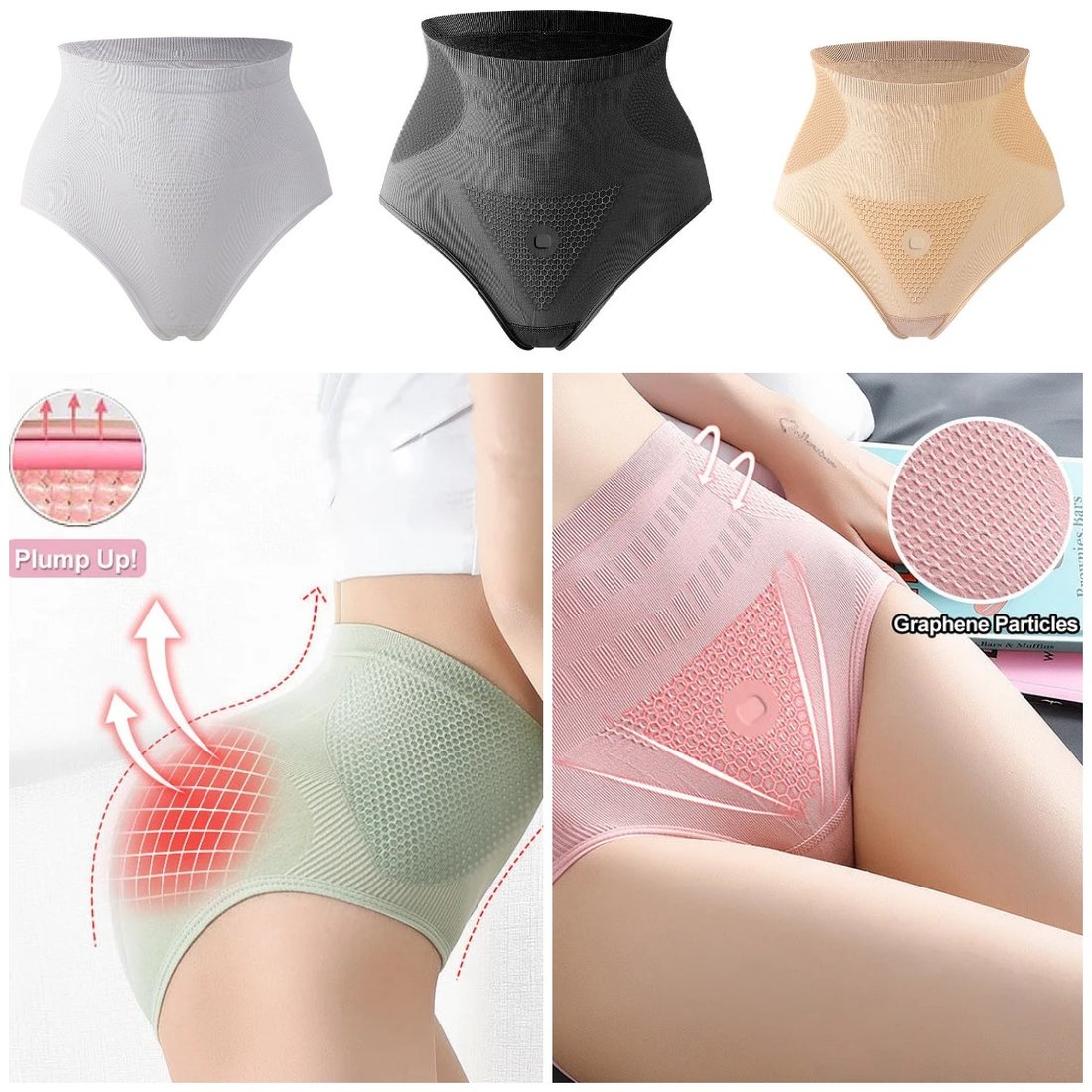 Graphene Honeycomb Tightening Shapewear-eliminates toxins, regularizes menstruation, lifts hips, vaginal tightening