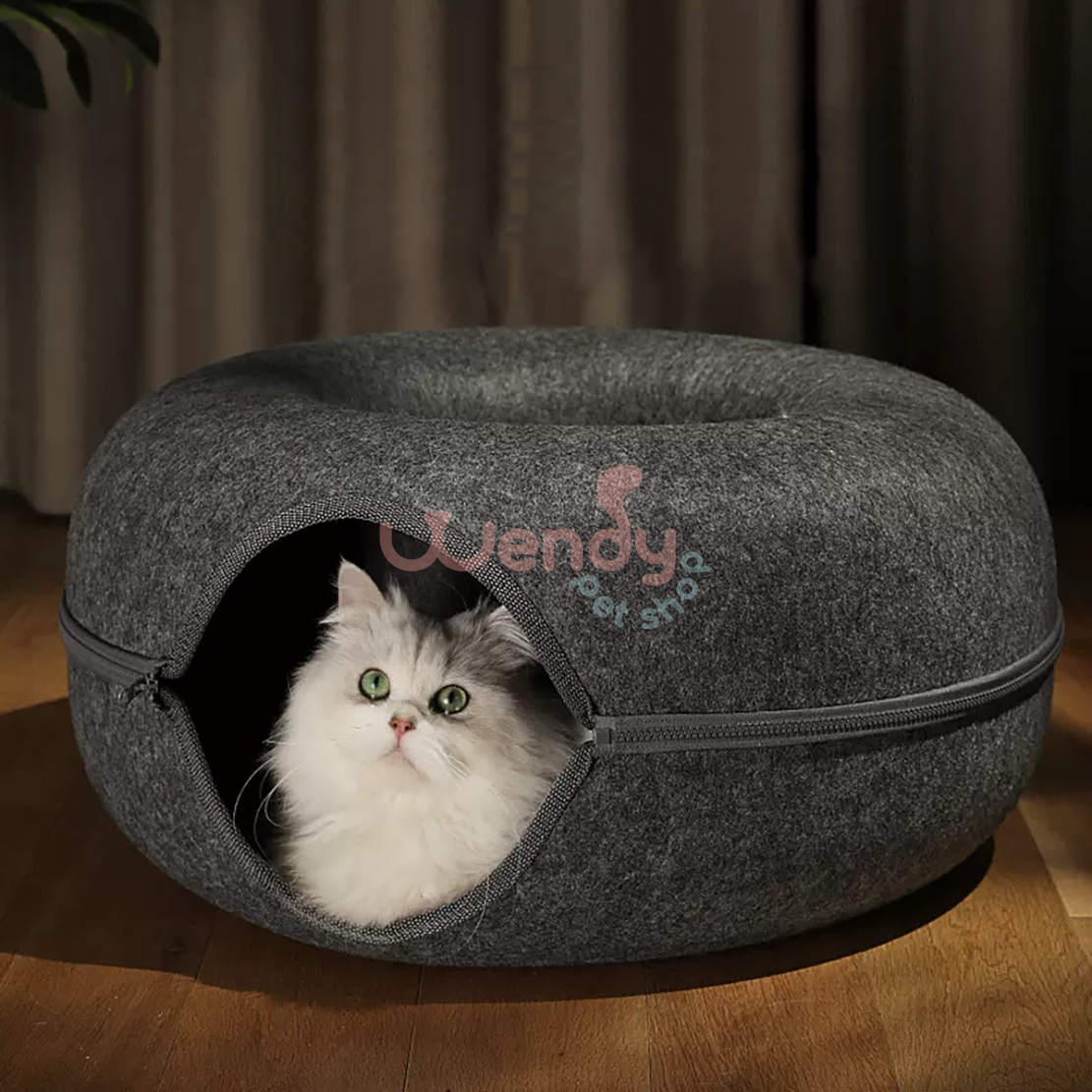 Wendypetshop | "Hide-and-seek" Cat Tunnel Bed