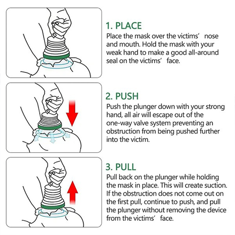 (Home Must) Professional Choking Emergency Device for Adult and Children