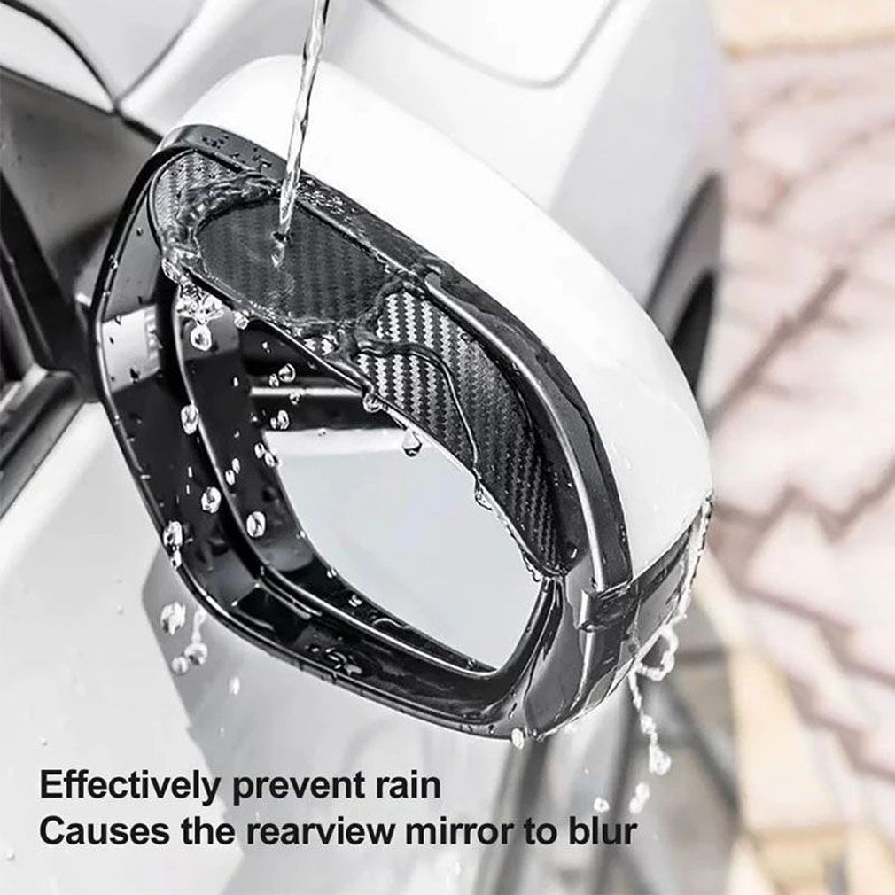 Hot Sale - 2Pcs Car Rear View Mirror Rain Eyebrow Visor