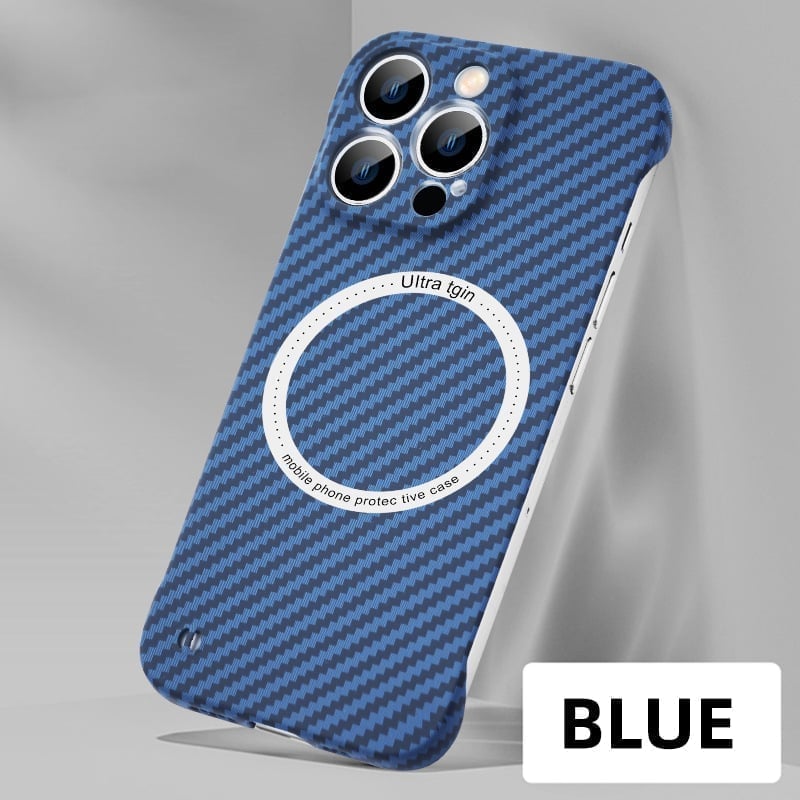 HOT SALE - iPhone Carbon Fiber Magnetic Case Cover For iPhone