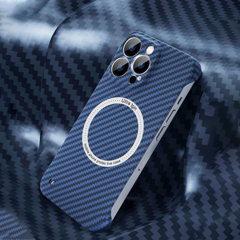 HOT SALE - iPhone Carbon Fiber Magnetic Case Cover For iPhone