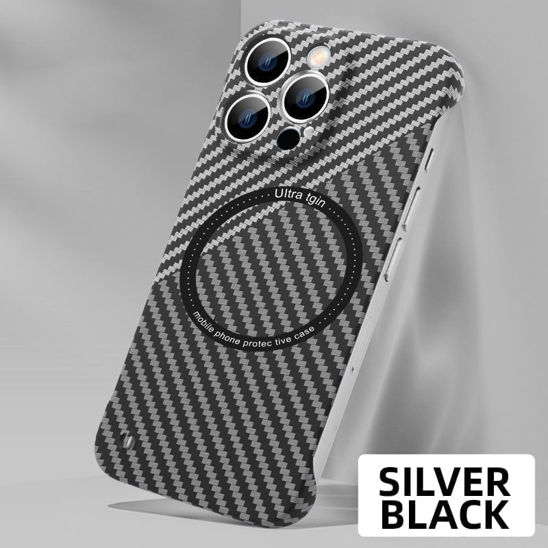 HOT SALE - iPhone Carbon Fiber Magnetic Case Cover For iPhone