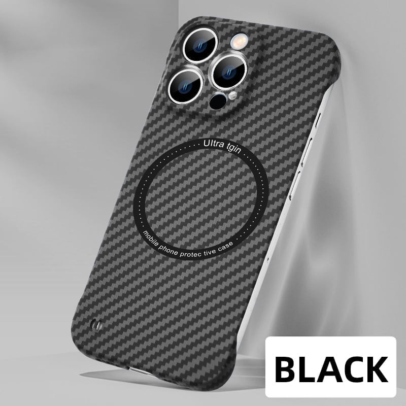 HOT SALE - iPhone Carbon Fiber Magnetic Case Cover For iPhone