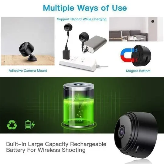 (Hot sale - Mini 1080p HD Wireless Magnetic Security Camera