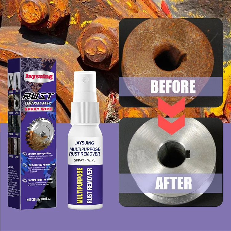 HOT SALE - Multipurpose Rust Remover Cleaner Spray For Cars And All Metal - BUY 2 GET 1 FREE