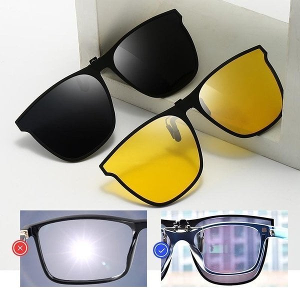 Hot Sale - New Polarized Clip-on Flip Up Sunglasses