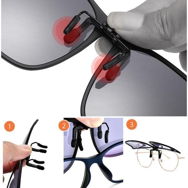 Hot Sale – New Polarized Clip-on Flip Up Sunglasses