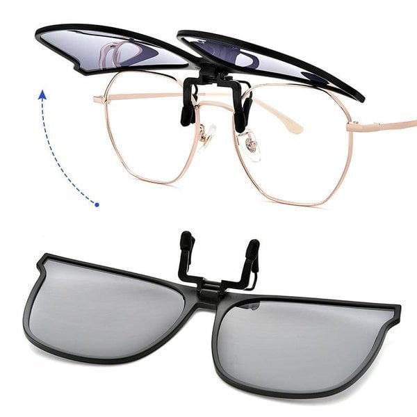 Hot Sale - New Polarized Clip-on Flip Up Sunglasses