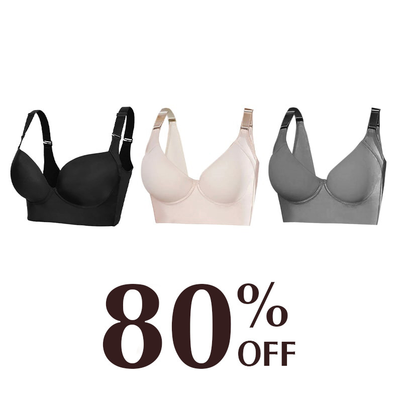 Hot Sale - Sexy Deep Cup Full Coverage Bra