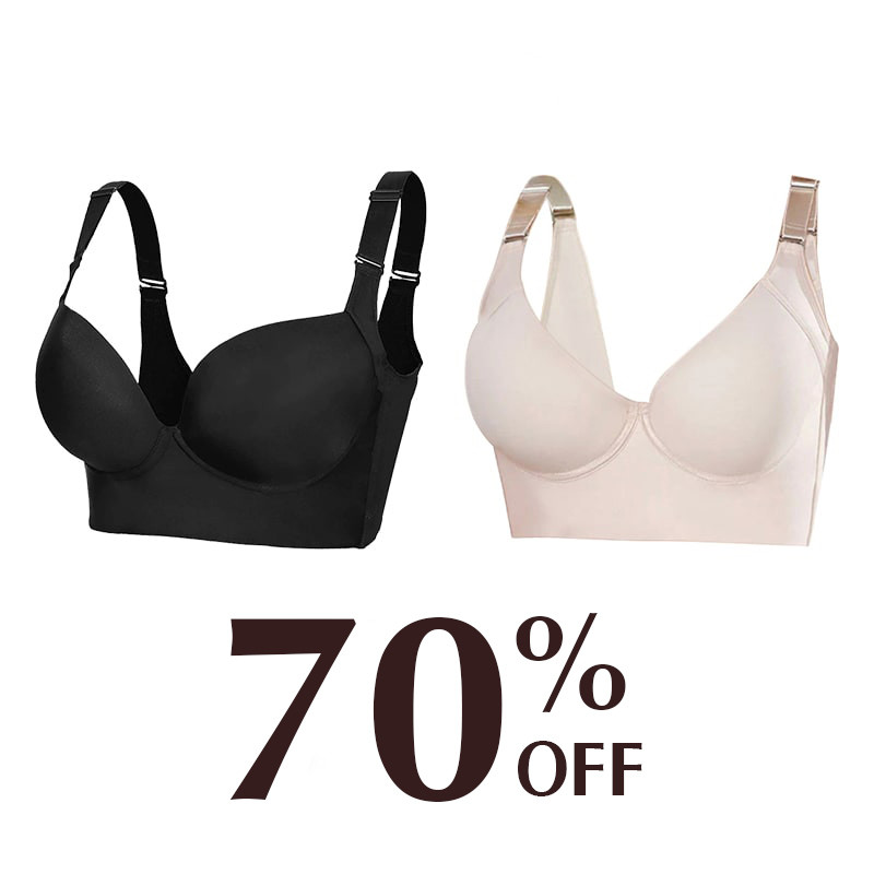 Hot Sale - Sexy Deep Cup Full Coverage Bra