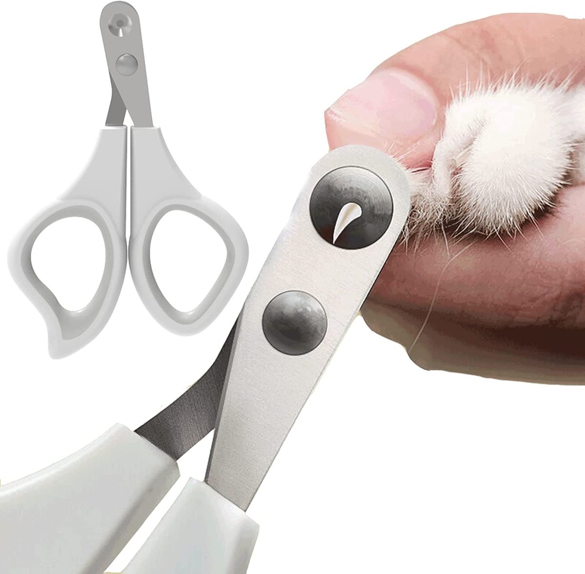 Hot Sale 45% OFF - Professional Round Hole Anti Accidental Pet Nail Clippers